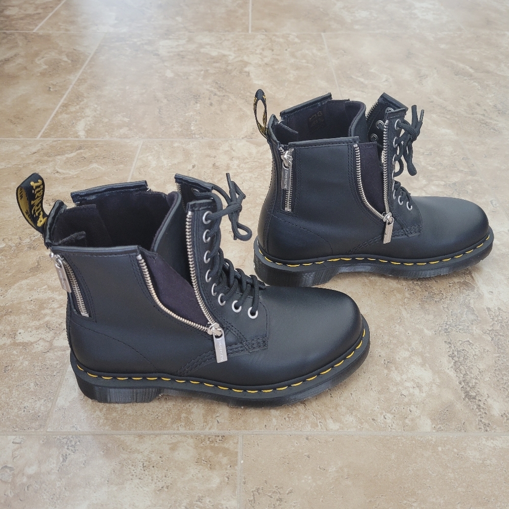 Dr. Martens AirWair black combat boot